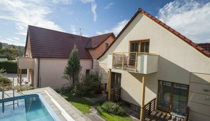 Pension Pod Skalkou Český Krumlov - Modrý apartmán s terasou